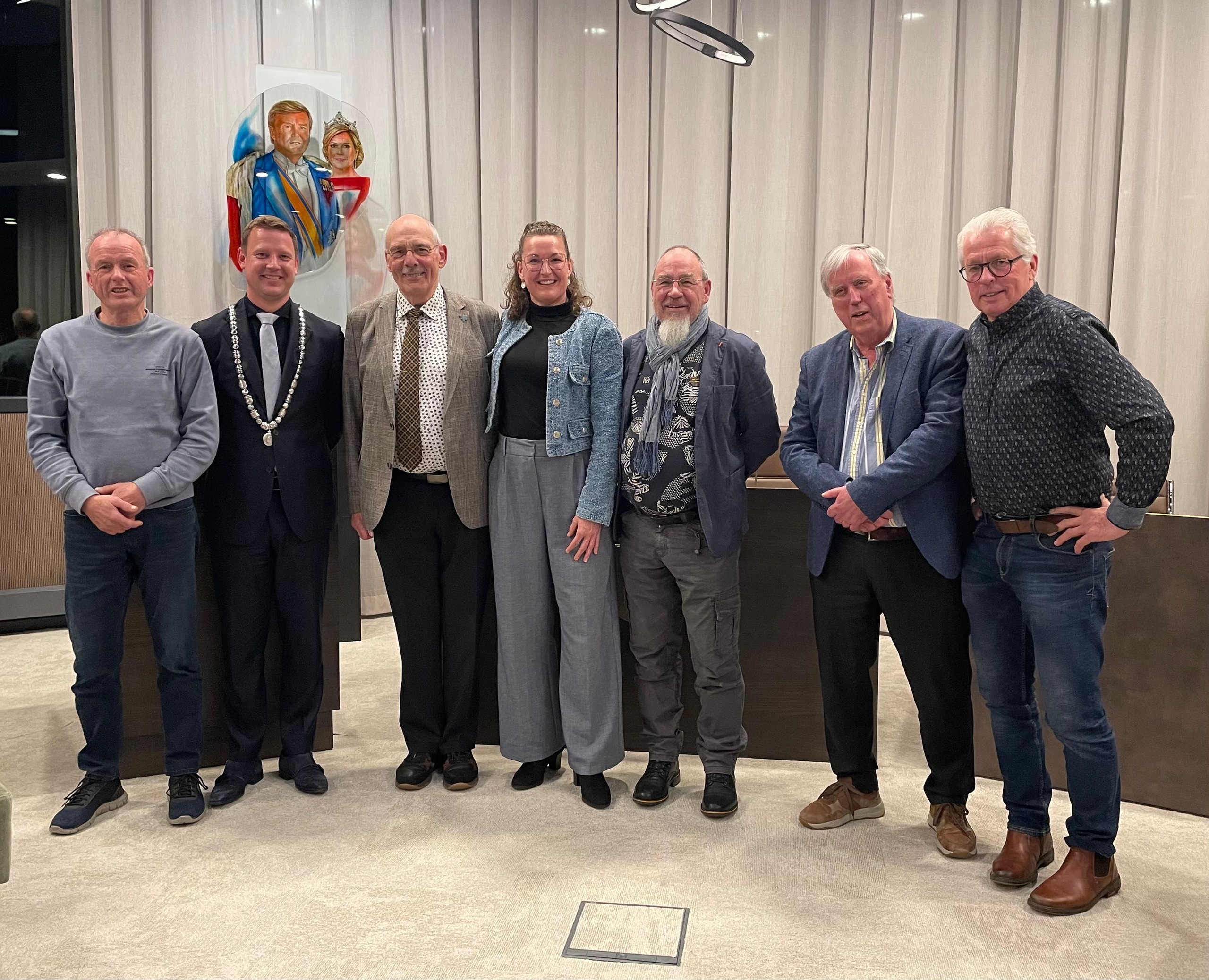 Foto afscheid gemeenteraad Westerveld (2022-2026) 